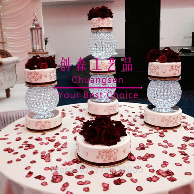 

Other Festive & Party Supplies Wedding Decoration Ball Crystals Cake Stand,party Favors Stand , Metal Set For Deco