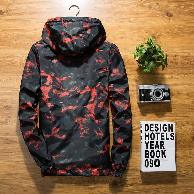 

2021 New Autumn Coats Men Monthly with Hood Size L, Xl, 2xl, 3xl Jacket XSHK, Coral red