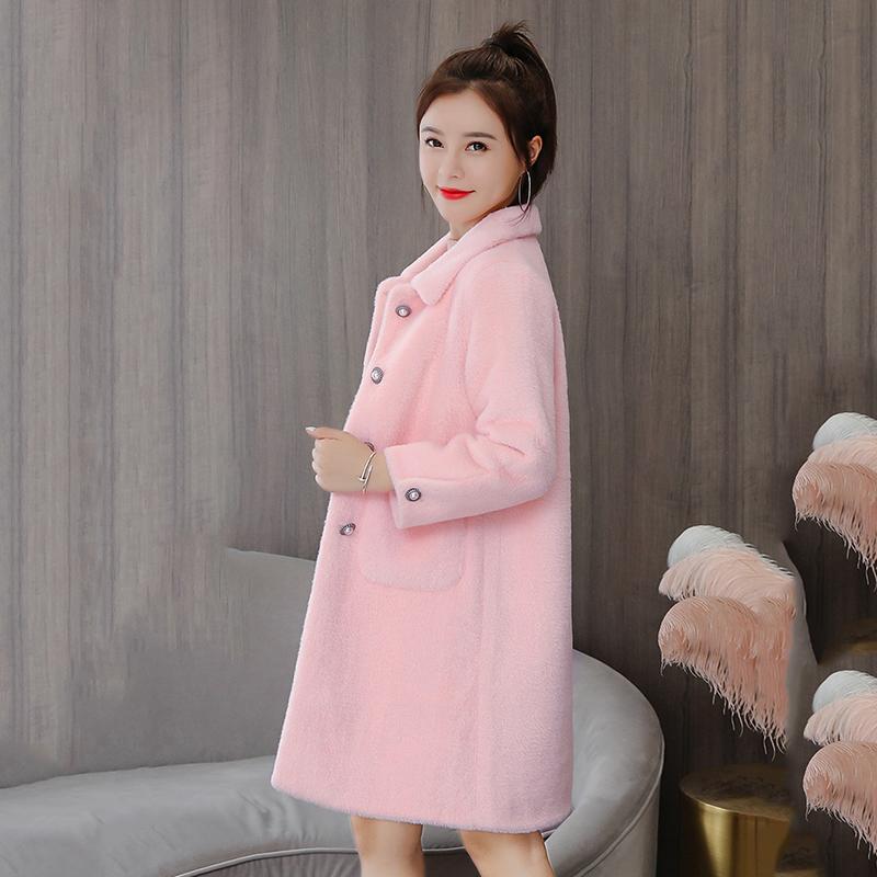 

Winter Trench Coat For Women Windbreaker Woolen Coat Female Single Breasted Overcoat Woman Clothes Coats Windbreakers