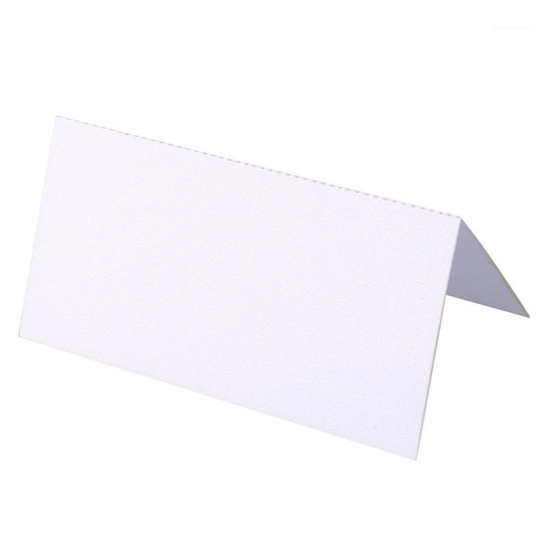 

100 Blank Table Name Place Cards, Many Colours - White, Party, Wedding1