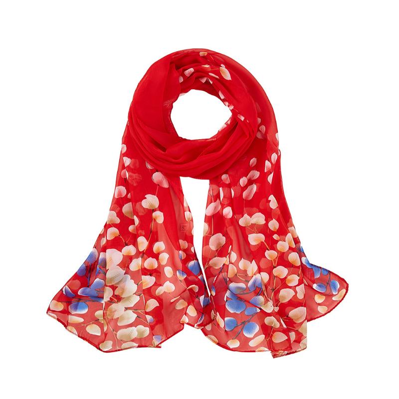 

Chinese Style vintage Floral print Wrap Scarves Women's Ladies wraps Chiffon Print Long Soft Ladies Shawl Scarf abrigos mujer