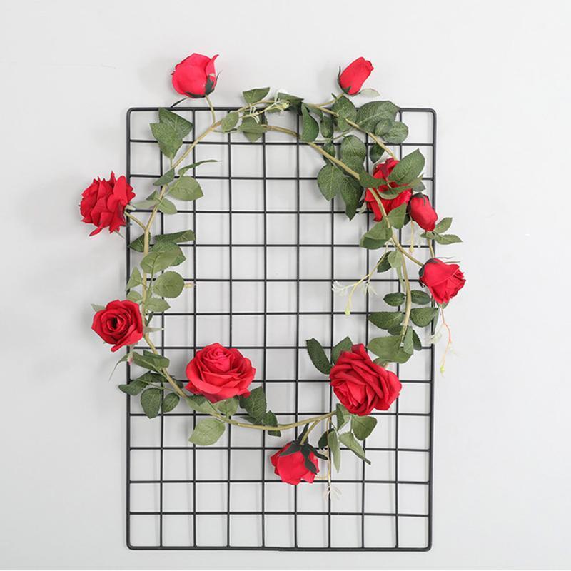 

1.8m Silk Fake Flowers Artifical Flowers Australia Rose Vine Rattan for Wedding Decoration Party Home Garden Decor 3 Colors1, Pink