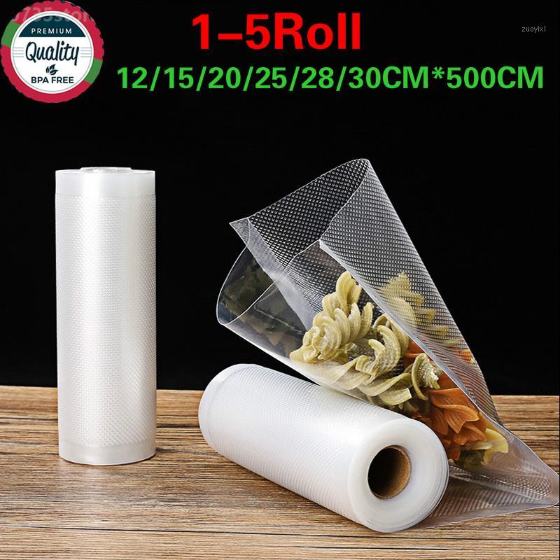 

2 Roll Vacuum bag Sealer Bags Storage Bag For kitchen Packaging Sealing Machine Fresh Keeping 12 - 30*500cm BPA Free1
