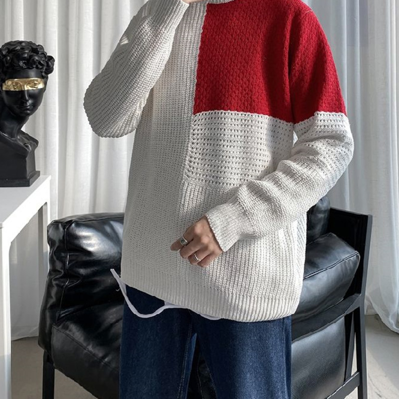 

Jersey Autumn 2021 New Turtleneck Sweat Male Clothing YIO3, Gray.