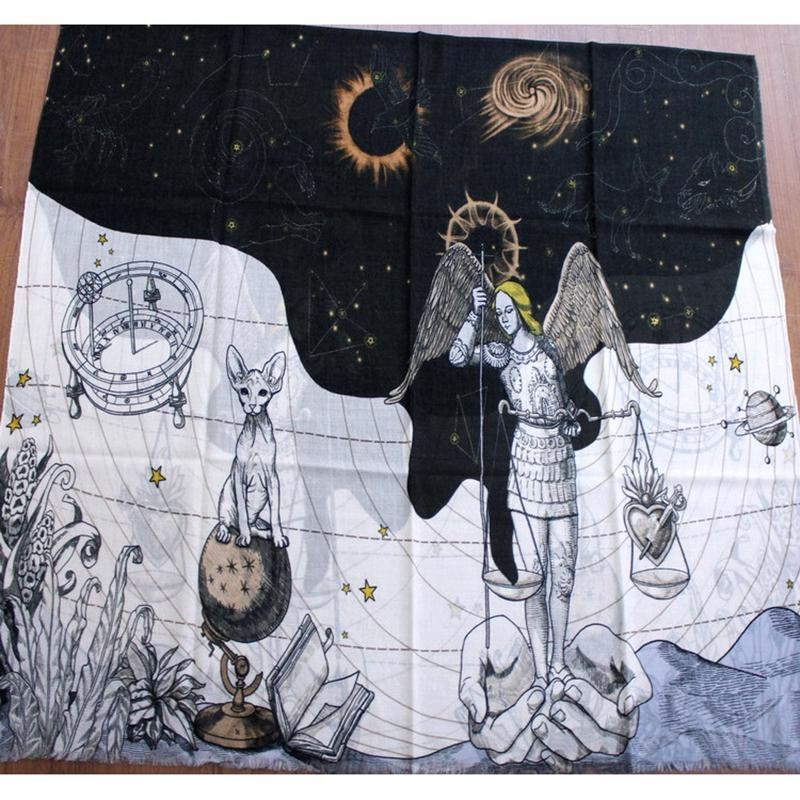 

Fashion Print 100% Cashmere Scarf Wraps Women Winter Scarves Foulard Clothing Accessories 200*100cm