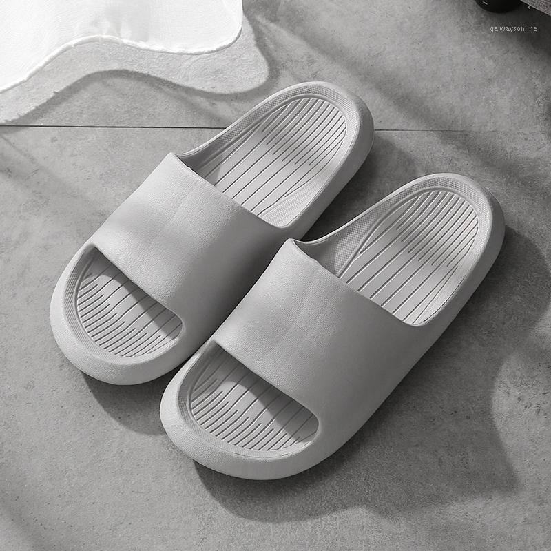 

Summer Home Men Slippers Simple Black White Shoes Non-slip Bathroom Slides Flip Flops Couples Indoor Women Platform Slippers 451, Gr