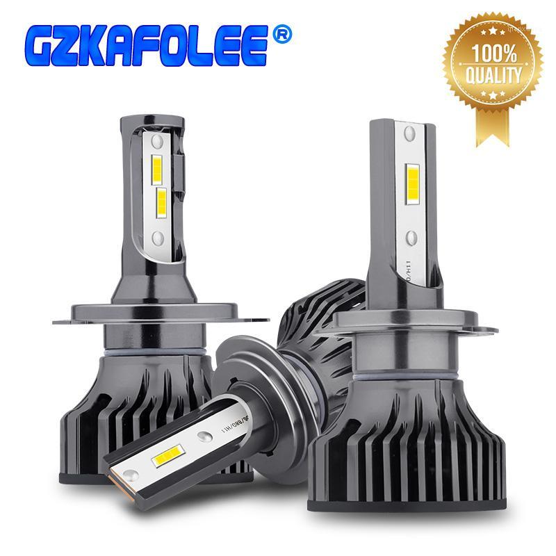 

GZKAFOLEE 2Pcs Real tes H7 Led H4 Running Headlight Bulb For Car H1 H11 H8 HIR2 9005 3 4 CSP Chip 6500K 4300K Auto Fog Lamp1