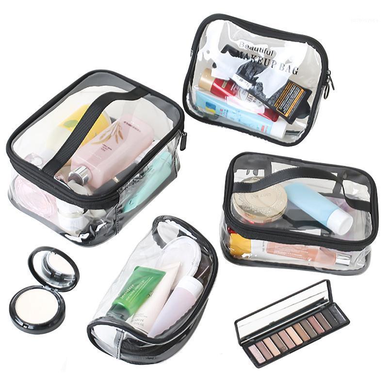 

Basedidea Clear PVC Makeup Bag Women Travel Cosmetic Bag Waterproof Beauty Toiletry Wash Organizer Zipper Pouch1