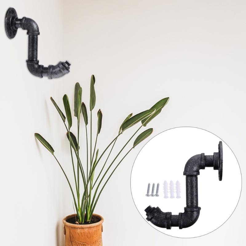 

Hanger Hook Iron Art Water Pipe Shape Creative Hanging Hook Home Storage