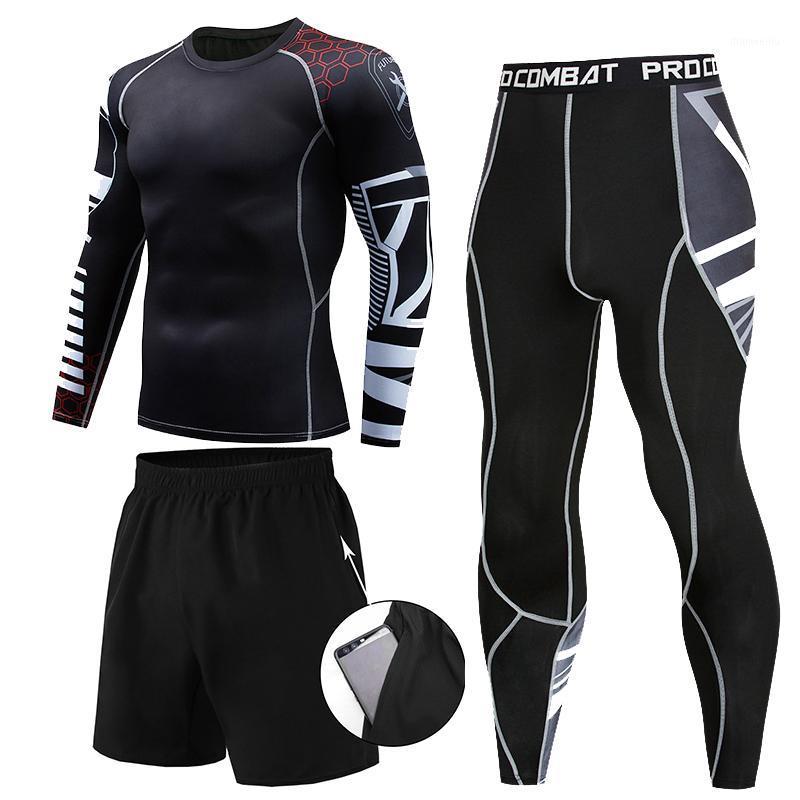 

Mens Sport Running Set Jogging Suit Rashgard Gym Clothing1, Ba1