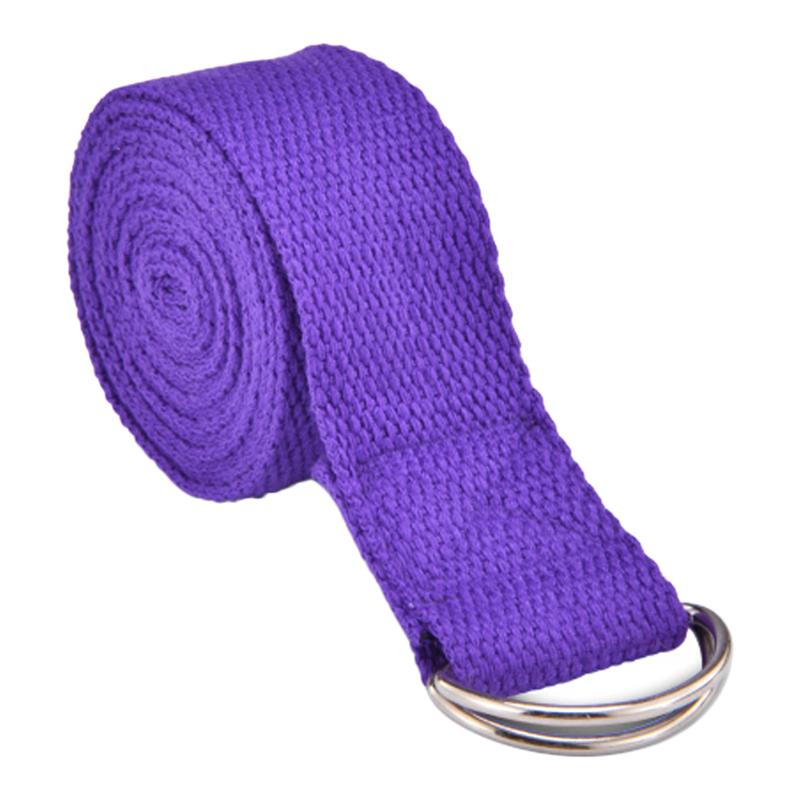 

Yoga Stretching Strap Adjustable Yoga Belt Band with D-Ring Buckle Gymnastics Trainer Flexibility Leg Stretch belt, Black