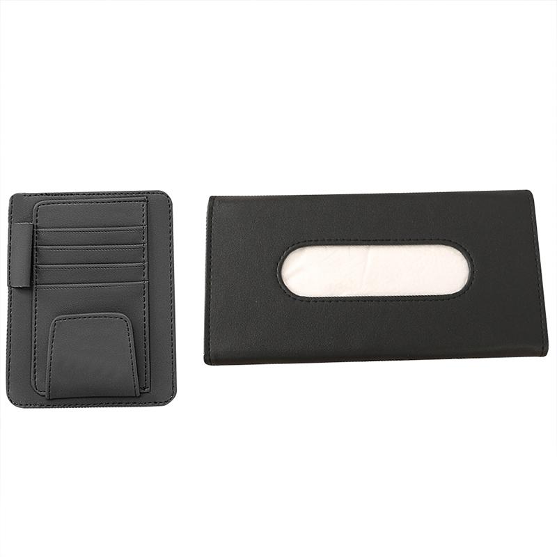 

YOLU Car Sun Visor with Card Holder Auto Tissye box Anti Dazzling Tools Multifunctional Glasses Pen Clip Car Accessories