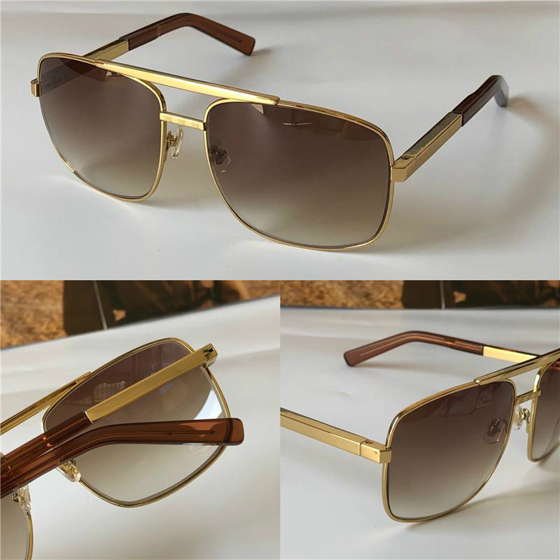 

Luxury MILLIONAIRE Top Quality Popular Fashion Men Designer Sunglasses Square Plated Metal Combination with logo