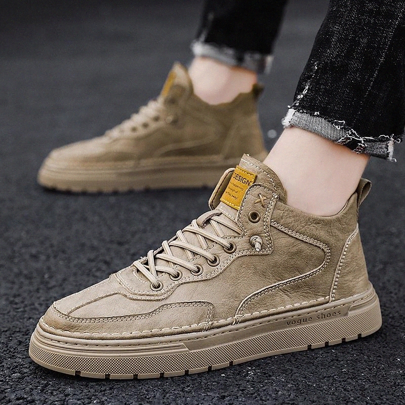 

Fashion Shoes Men lace up Brand Boat Footwear Men Shoes Male breathable Outdoor Comfy Slip-on Driving Men Casual Shoes #kG8V