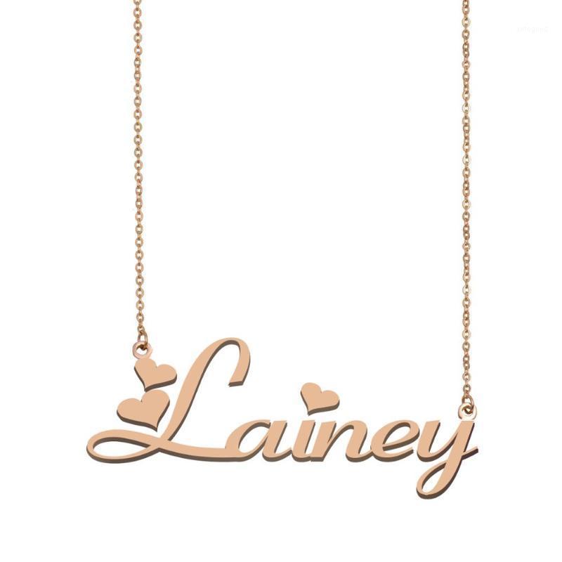 

Pendant Necklaces Lainey Name Necklace , Custom For Women Girls Friends Birthday Wedding Christmas Mother Days Gift1