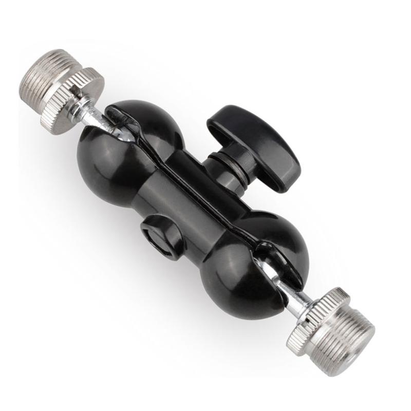 

CAMVATE 360 swivel mini ball head with 2pcs 5/8''-20 male thread for DSLR Camera Rig Head Microphones Tripod Photo Studio Kit