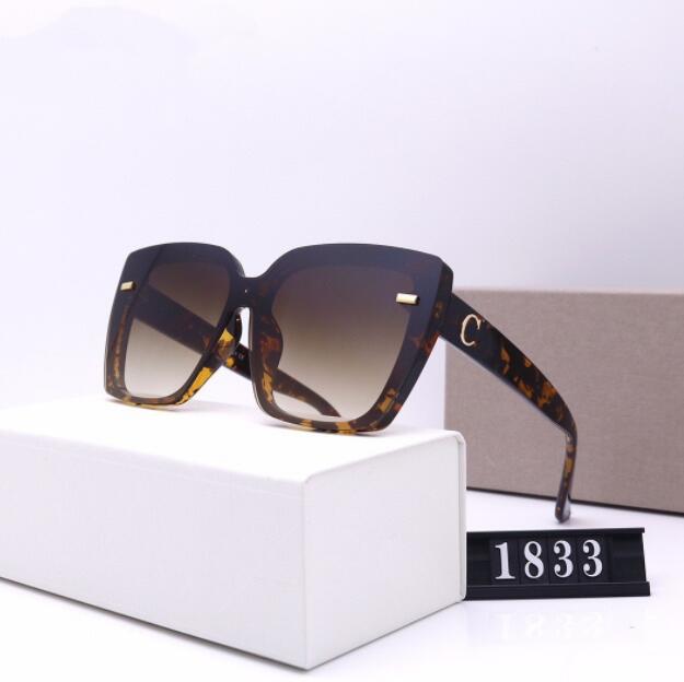 

Designers Sunglasses Luxury Sunglasses Stylish Fashion High Quality Polarized for Mens Womens Glass UV400 With box 1833