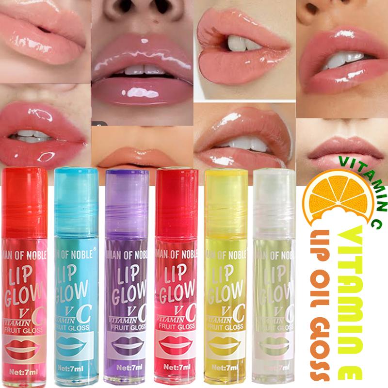 

1PC Roll On Fruity Lipgloss Lip Gloss Lip Shiner Moisturizer Clear Oil Glossy Repair Cracked Dry Lips Hydrating gloss, 1pc random flavor