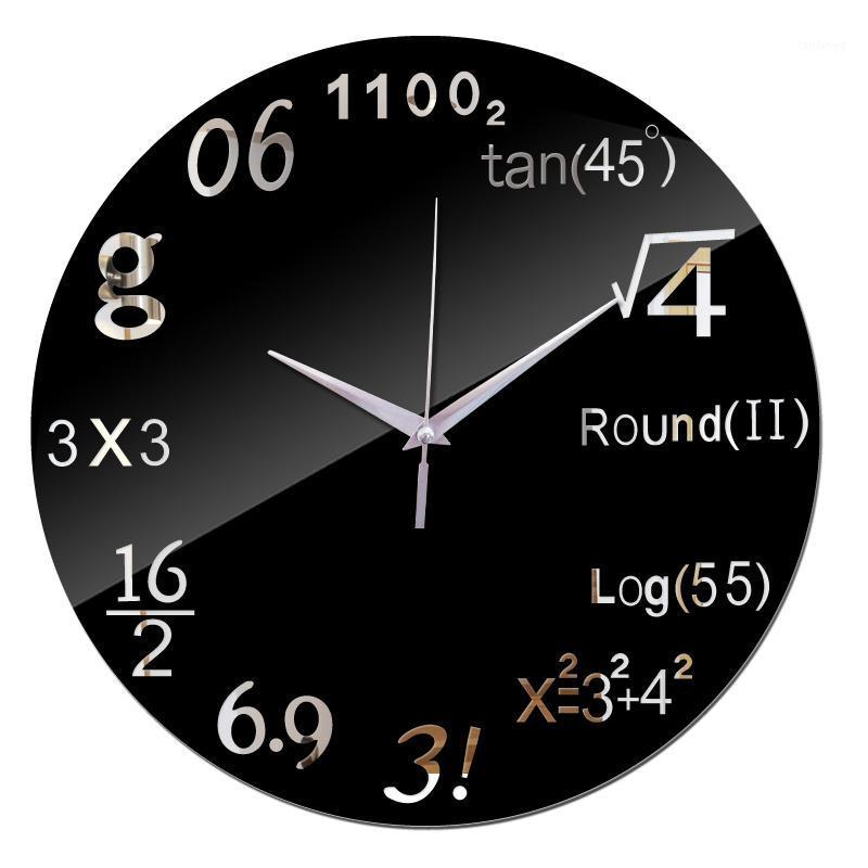 

new acrylic wall clock reloj de pared decoration mirror clocks safe modern large digital quartz watch stickers Living Room1