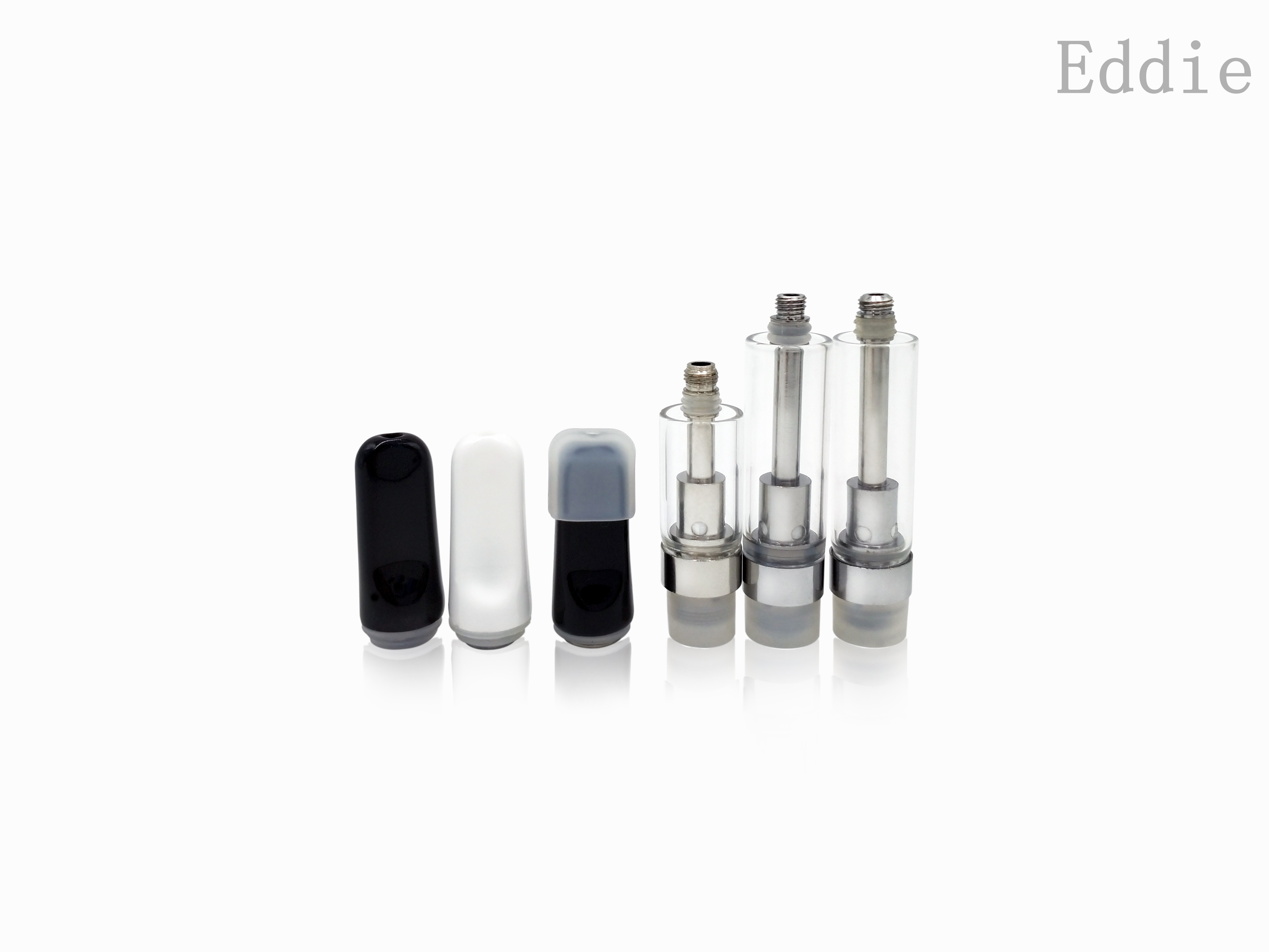 

510 Vape Cartridges Ceramic Coils Atomizers Vaper Pen Carts E cigs Glass Pyrex Tanks .5ml 1ml for Thick Oil Vaporizer TH205