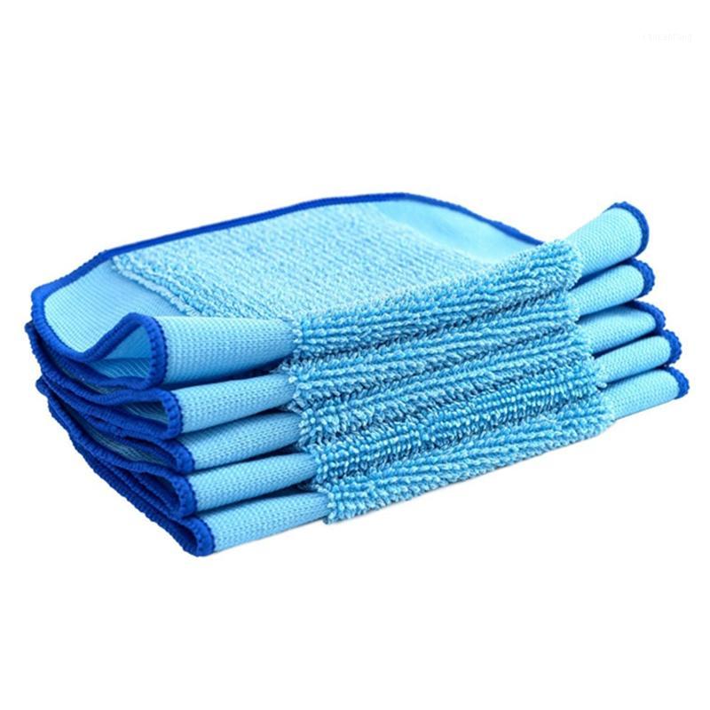 

5 Wet & 5 Dry Microfiber Mopping Cloths for Braava 380 380T 320 Mint 4200 4205 5200 5200C Robot Replacement Cleaning Tool1