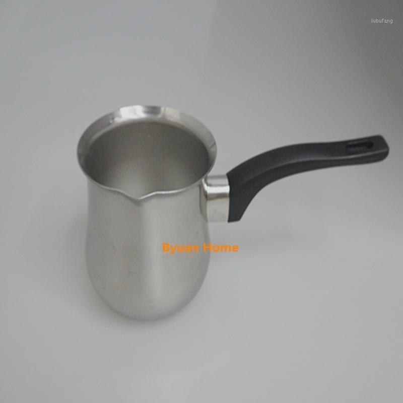 

520ML big mouth High-quality stainless steel Turkish coffee pot ibrik Coffee brewer goosenck spout kettle maker1