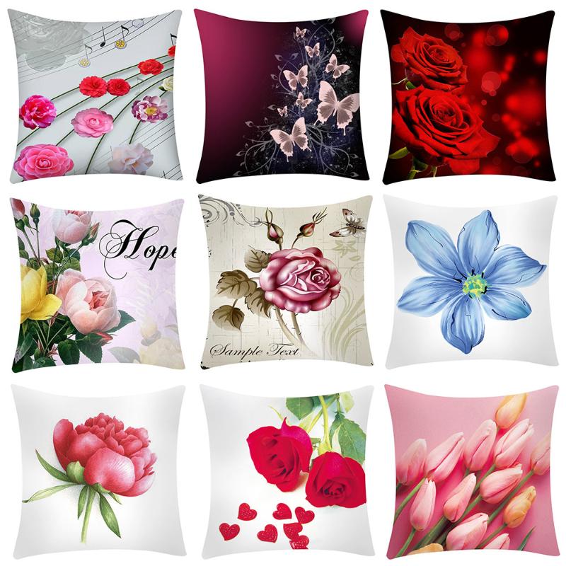 

Print Pillow Case Polyester Sofa Pillow Cover Case Car Cushion Cover Home Decor Throw Pillowcase Decorative #BL5