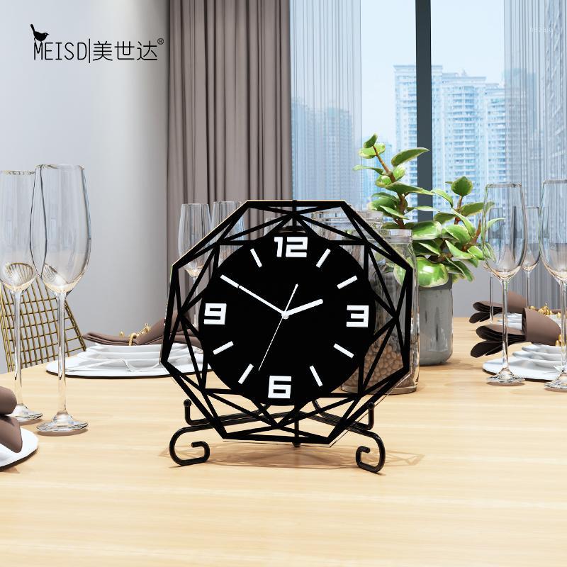 

Creative Table Clocks Modern Design RPET Acrylic Desk Clock Watch for Home Living Room Decoration Crafts Gift Vintage Watch1