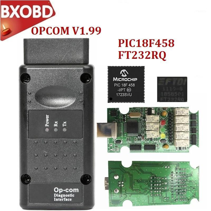 

Newest Version OPCOM V1.99 V1.95 V1.70 Firmware PIC18F458&FTDI Chip Green Black PCB For /G M NEW NEC Relay OP COM Scanner1