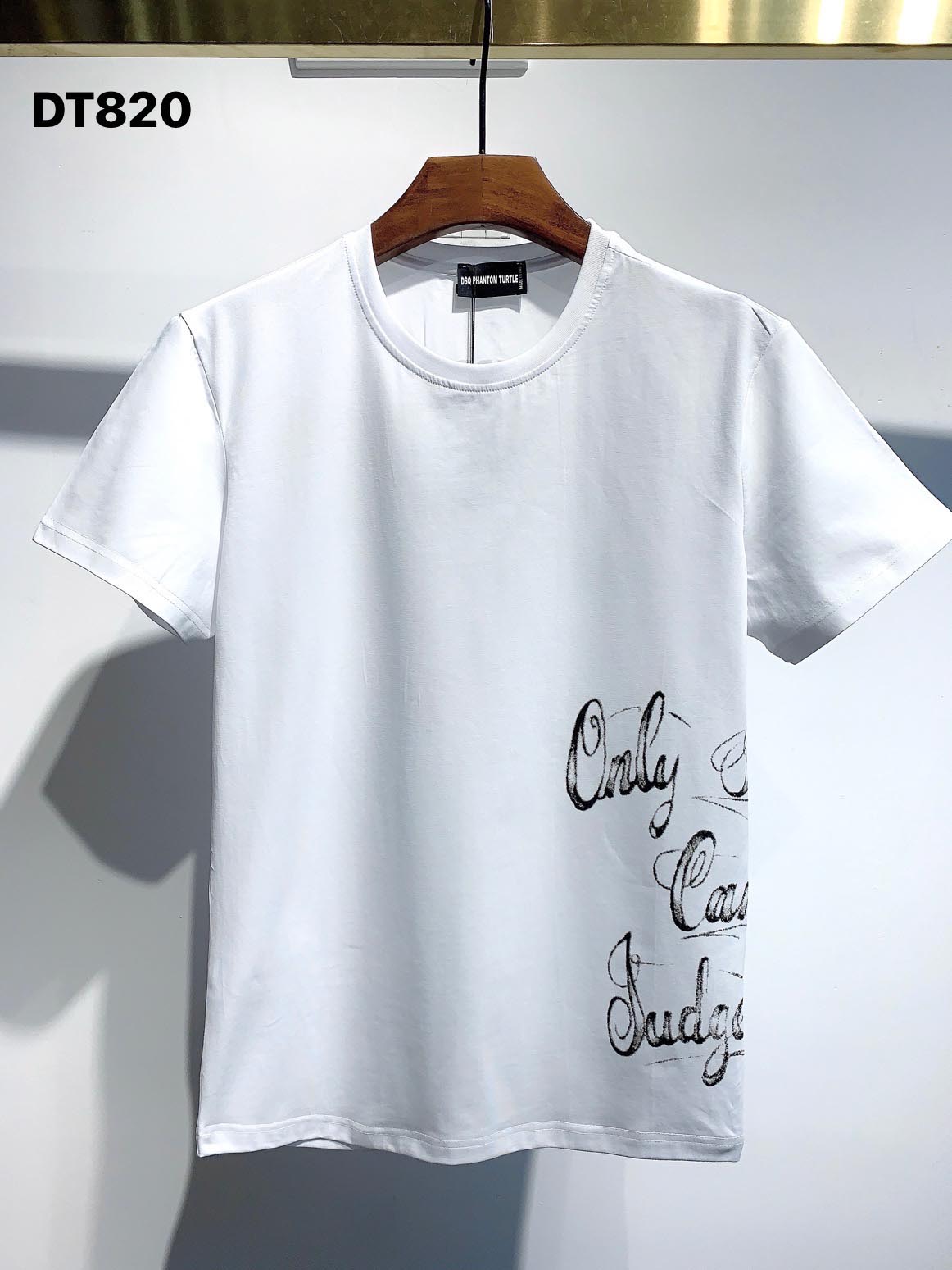 

DSQ PHANTOM TURTLE 2021SS New Mens Designer T shirt Paris fashion Tshirts Summer DSQ Pattern T-shirt Male Top Quality 100% Cotton Top 1105, White