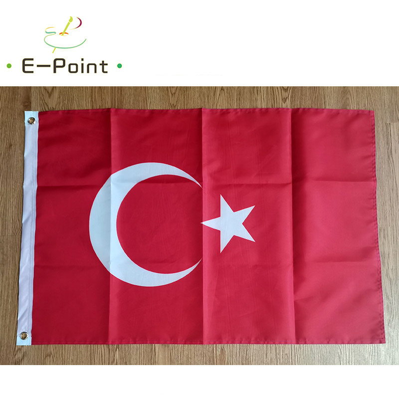 

Turkey National Country Flag 3*5ft (90cm*150cm) Polyester Banner Decoration flying home & garden flag