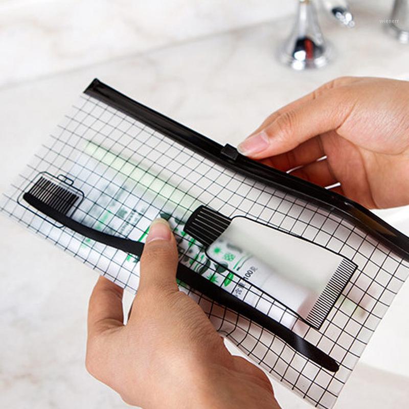 

PVC Transparent Toothbrush Storage Bag Women Cosmetic Bag Travel Makeup Organizer Pouch Pencil Beauty Case Toiletry Wash Kit1