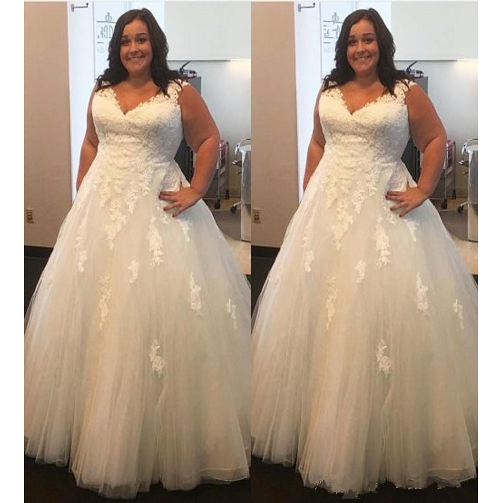 

2021 New Dressed in Novia Sexy Lace Off the Shoulder Fashion Wedding Dress Train Sweeping Sleeve v Novice Neck P8UZ, White