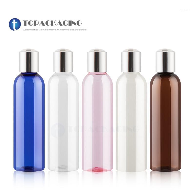 

30pcs*200ml Empty Plastic Lotion Bottle Anodized Aluminum Press Screw Cap Liquid Soap Refillable Cosmetic Container Essence Oil1