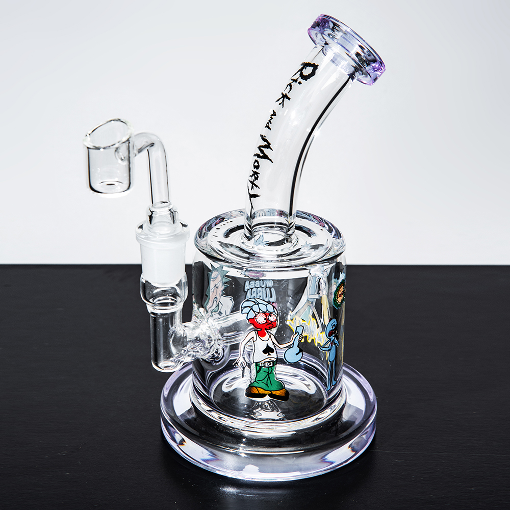 

Top 10 inch glass water bong pink dab oil rig bubbler tall thick beaker mini glass Collectable water pipe with 14mm bowl