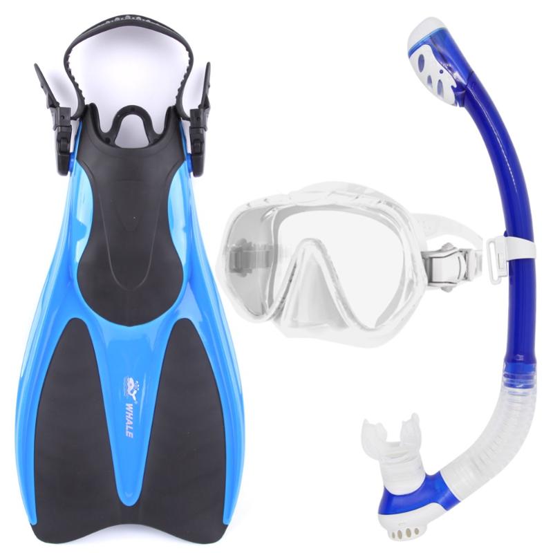 

WHALE Diving Mask And Diving Snorkel With Fins FN800-1000-SK100