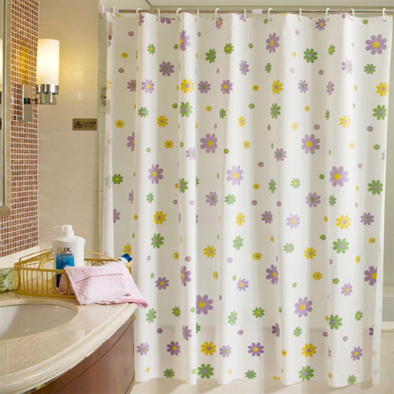 

PEVA Shower Curtain Liner Waterproof Mildew Resistant for Bathroom Showers Standard Size 71 Inches by 79 Inches