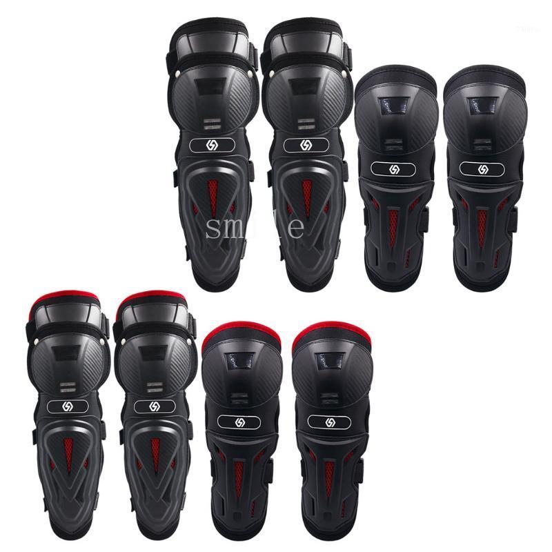 

4Pcs Motorcycle Protective Gear Knee Pads Elbow Protector Motocross Skating Knee Protectors Riding Protective1