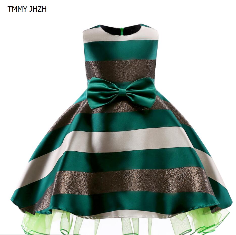 

Dress For Girl 2019 Summer Bowknot Dresses For Girls Princess Dress Kids Wedding Party Dresses Toddler Girls Clothing, Red