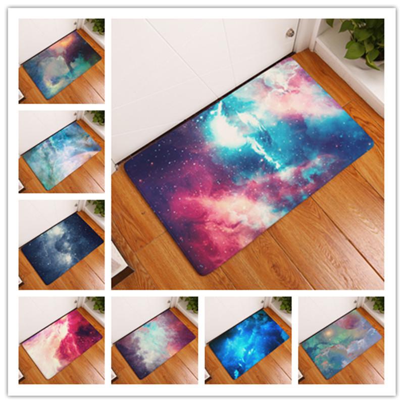 

New Footmat Fantasy Carpets Galaxy Modern Print Mats Floor Kitchen Bath Carpets  or 50x80cm tapete doormat tatame carpet