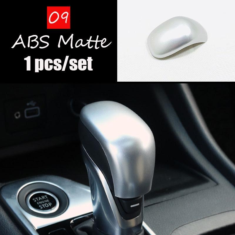 

For Sentra 2020 ABS Matte/Carbon Fibre Car gear shift lever knob handle Cover trim Sticker Car styling Accessories 1pcs1