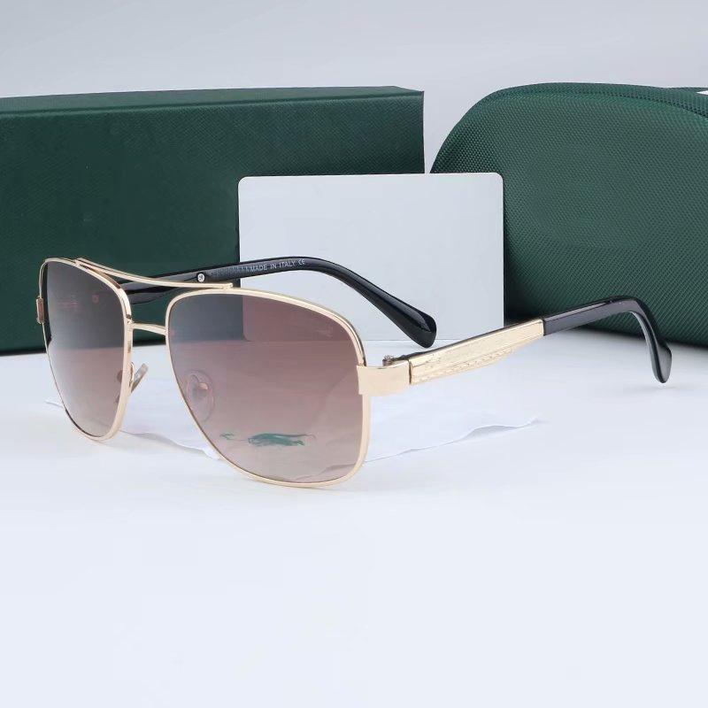 

Sunglasses 2022 Classic Pilot Design High Quality Vintage Frame Men With Original Box