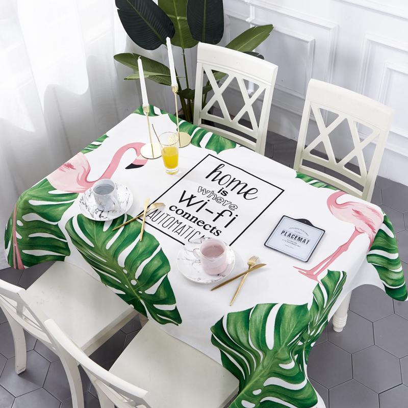 

37 Geometric Printed Waterproof Table Cloth Rectangula Decorative Cotton Linen Tablecloth Dining Table Cover for Kitchen1