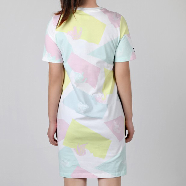 

Girl Sport Dresses Letter Pattern Short Sleeve Casual Light Color Trendy Teenager Mini Skirt Women Pencil Wholesale 2020 Top Quality, Contrast color