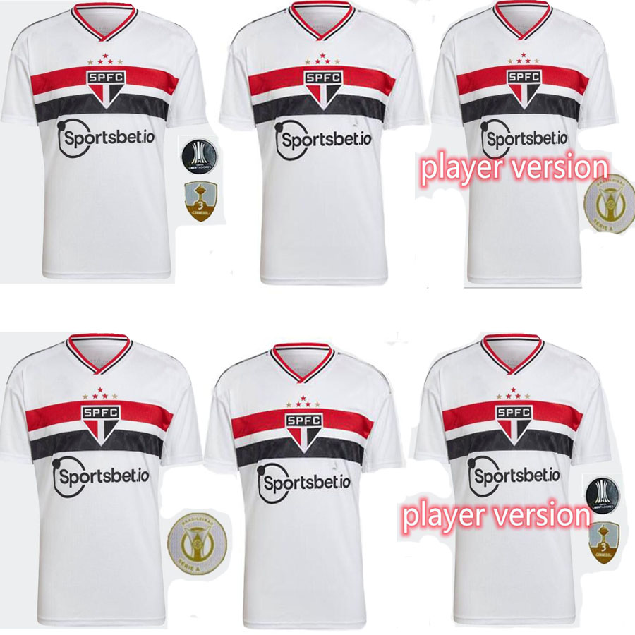 

22 23 Sao Paulo Player version soccer Jerseys Outubro Rosa Camisa de futebol 2022 2023 DANI ALVES PABLO PATO Men kits football shirt, Black;yellow