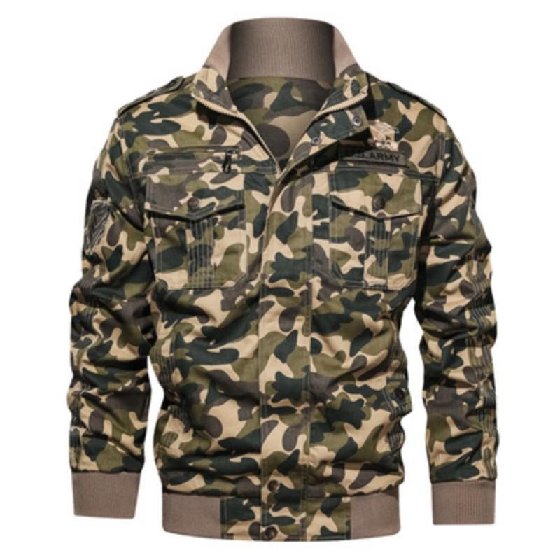 

Autumn Mens Outdoor Army Hunting Tactical Flight Jacket Men Cotton Windbreaker Camouflage Bomber Jackets Plus Size 6XL, Green camo
