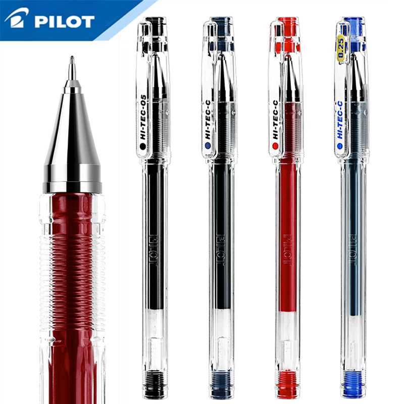 

12Pcs Japanese PILOT HI-TEC-C gel pens BLLH-20C3 BLLH-20C4 BLLH-20C5 0.25mm / 0.3mm / 0.4 mm 0.5 mm signature gel pen