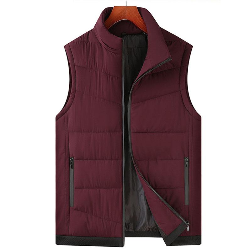 

Winter men vest Plus size 5XL 6XL 7XL 8XL 9XL Bust 150cm vest men 3 colors, Black