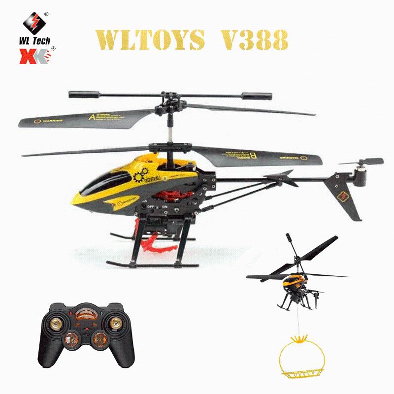 

Original Wltoys V388 RC Drone 2.4G 3.5CH Colorful Lights With Hanging Basket RC Quadcopter Helicopter Toys For Kids Gifts