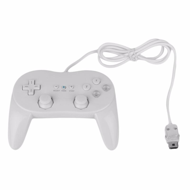 

New Pro Classic Game Controller Pad Console Joypad For Wii Remote ,Classic Game Controller For Wii White
